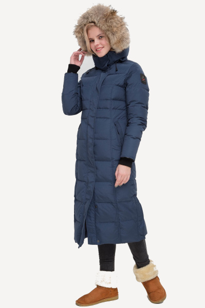 Пуховое пальто Belleville (Женский; XXL; Navy)